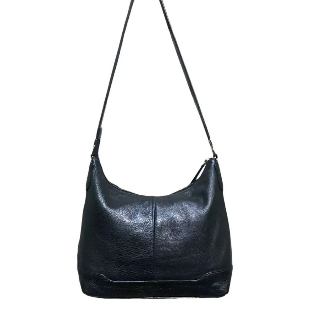 Etienne Aigner Leather HOBO Shoulder Bag, Black, Vintage